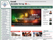 Tablet Screenshot of kocaeligeredeliler.com